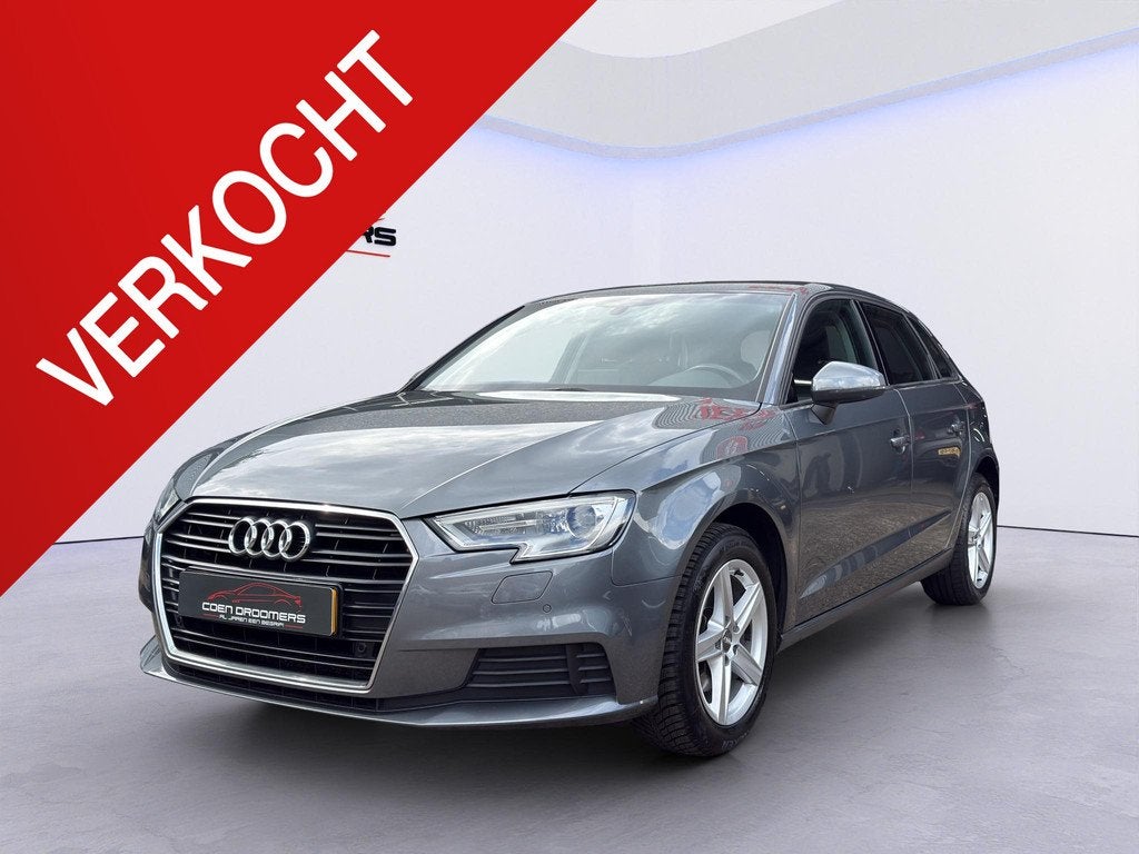 Audi A3 Sportback 1.0 TFSI /Apple Carplay/Parkeersensoren V+, Auto's, Audi, Voorwielaandrijving, Stof, Gebruikt, Bedrijf