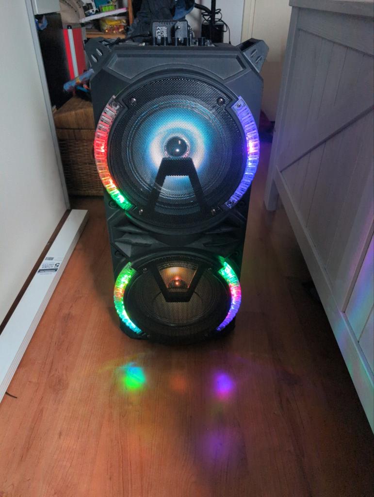Fenton Live 280 Karaoke Station met LED verlichting, Ophalen