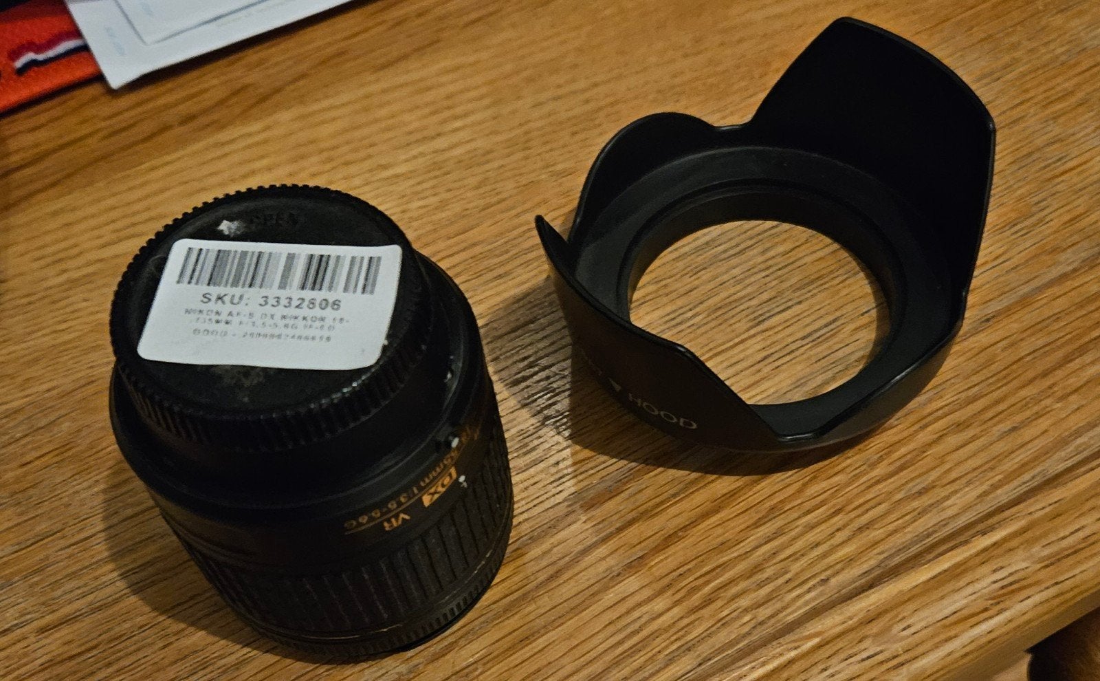Nikon AF-S DX Nikkor 18-55mm f/3.5-5.6G VR lens, Gebruikt, Zoom, Nikon, Ophalen of Verzenden