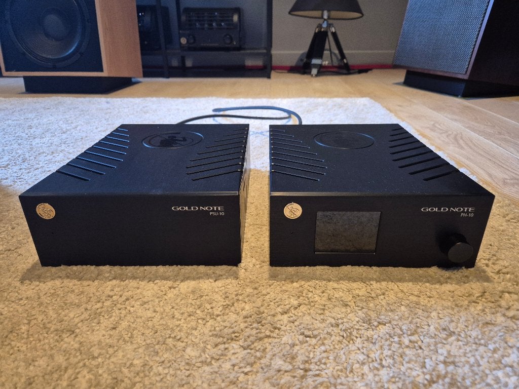 Gold Note DS-10 phono versterker + PH-10 voeding, Ophalen of Verzenden, Zo goed als nieuw, Minder dan 60 watt, Overige merken