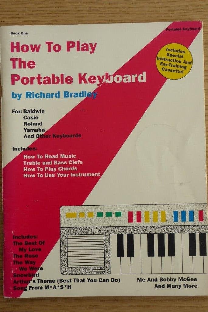 How To Play The Portable Keyboard by Richard Bradley, Muziek en Instrumenten, Bladmuziek, Gebruikt, Ophalen of Verzenden, Artiest of Componist