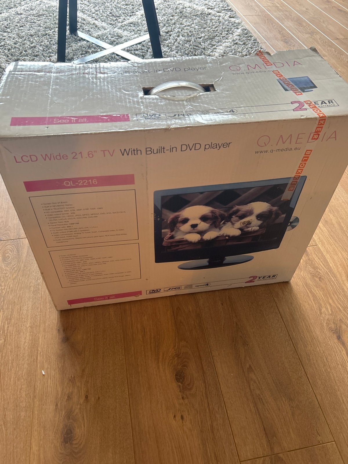 Gebruikte caravan televisie met ingebouwde DVD-speler, Gebruikt, LCD, 40 tot 60 cm, Ophalen
