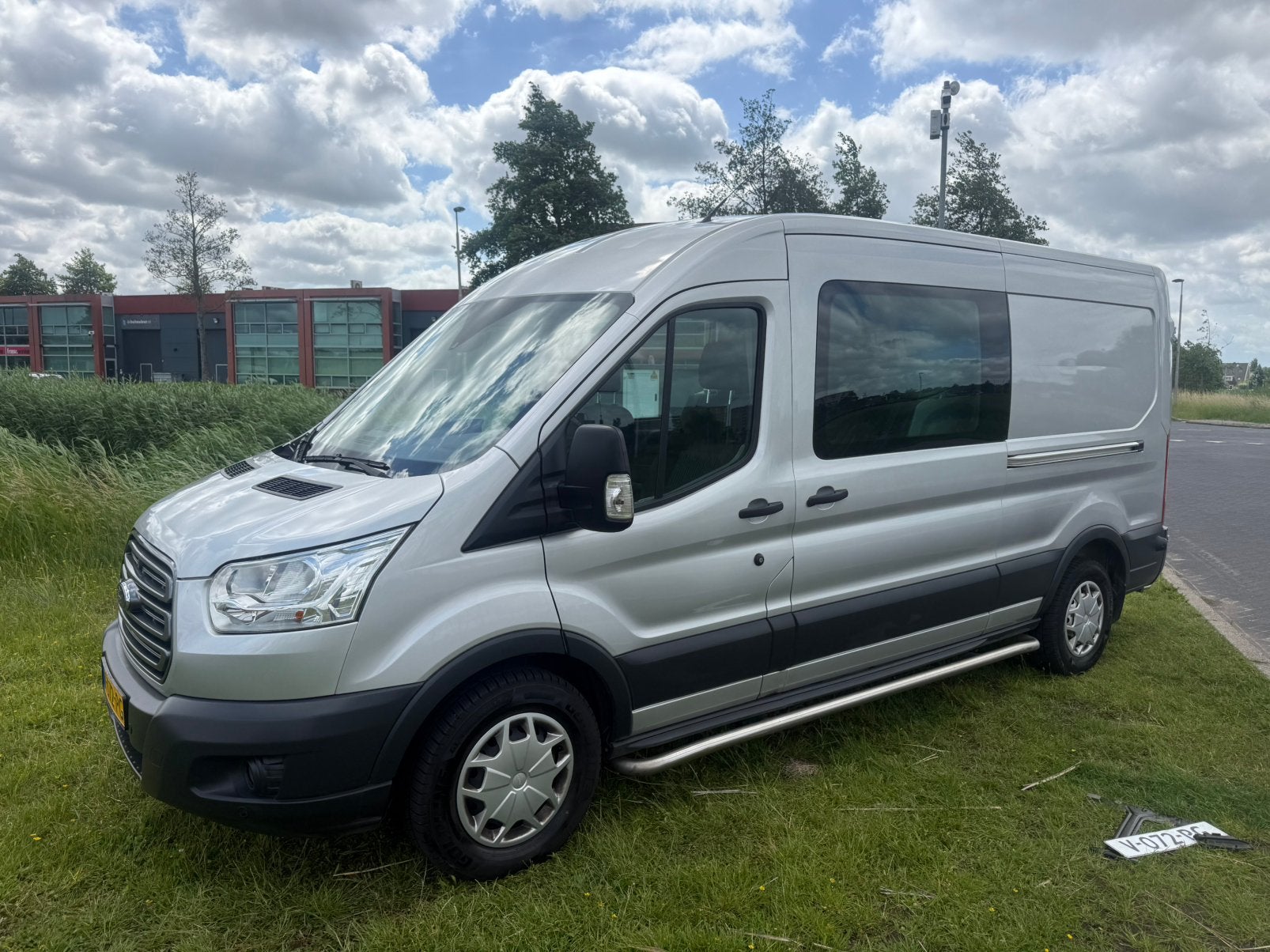 Ford Transit 2.0 170 pk 2018 dubbele cabine euro 6 weinig km, 1995 cc, Euro 6, 4 cilinders, Bedrijf