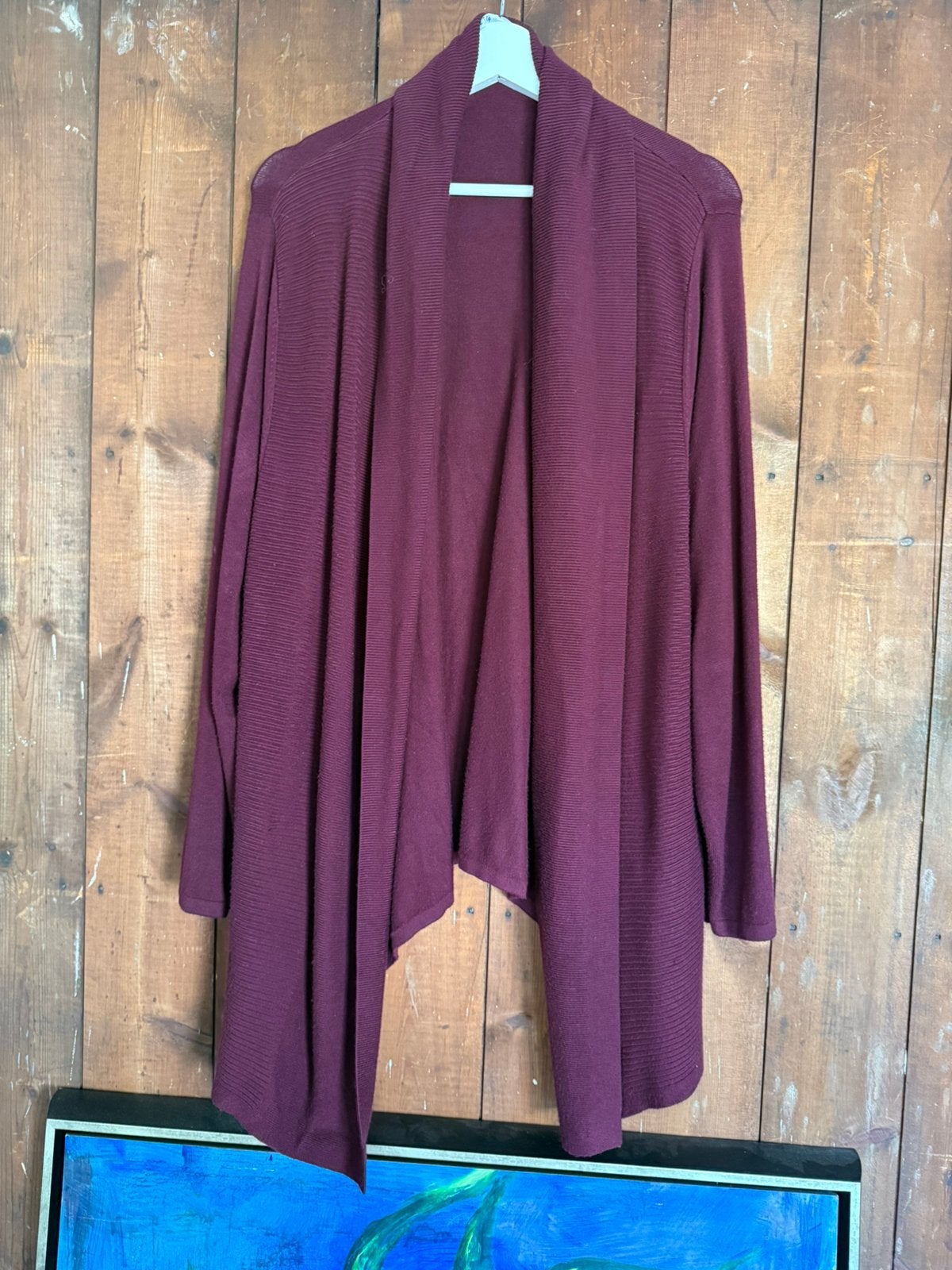Bordeauxrood vest Peter Hahn maat 50, Ophalen of Verzenden, Zo goed als nieuw, Maat 46/48 (XL) of groter, Overige kleuren