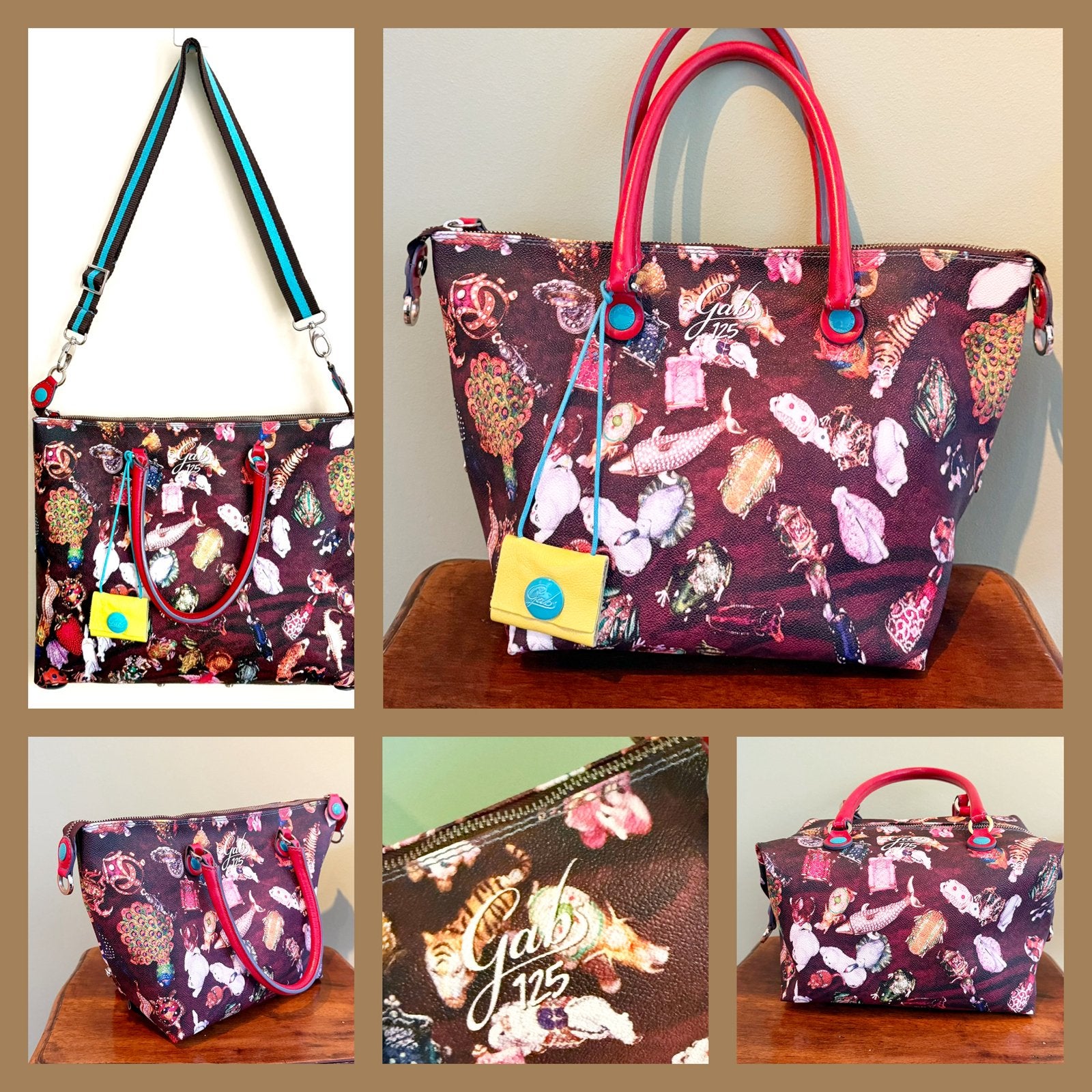 Gabs Italy 125 3G Studio Animali handtas clutch shopper tote, Sieraden, Tassen en Uiterlijk, Tassen | Damestassen, Ophalen of Verzenden