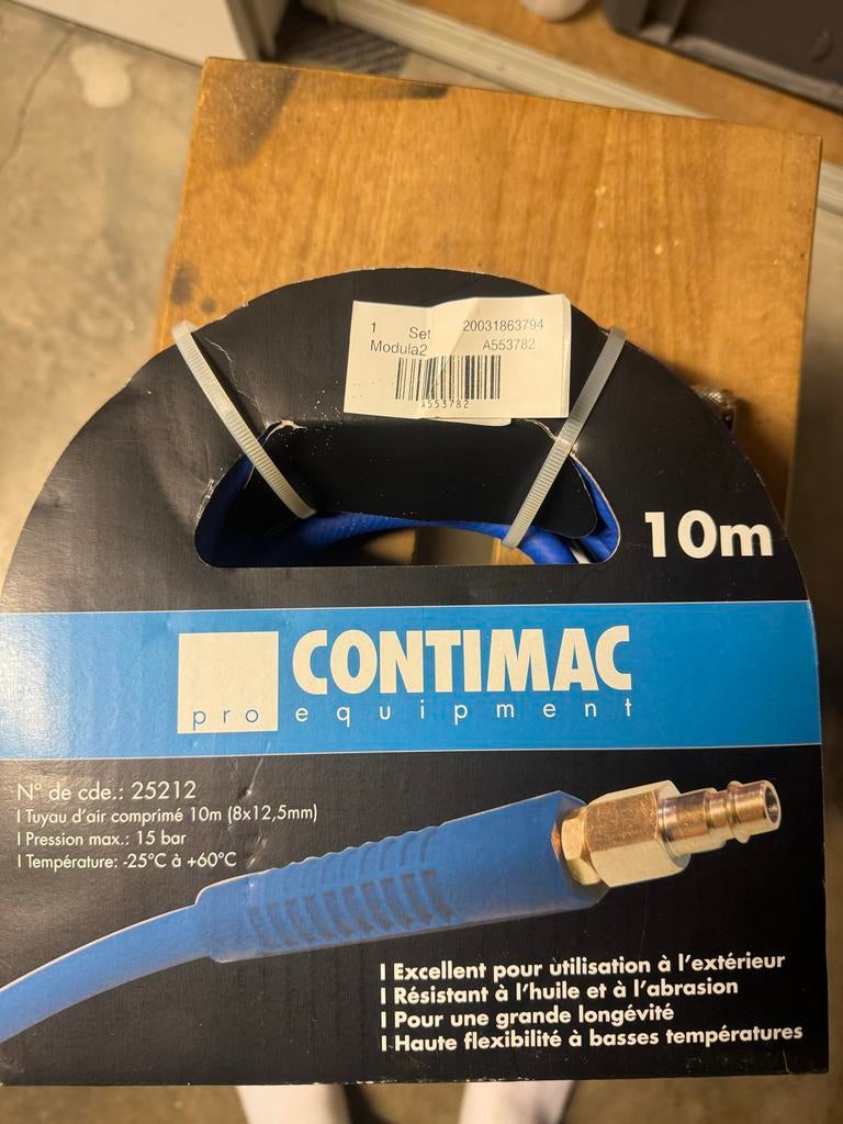 Contimac luchtslang 10m, Ophalen of Verzenden, Nieuw