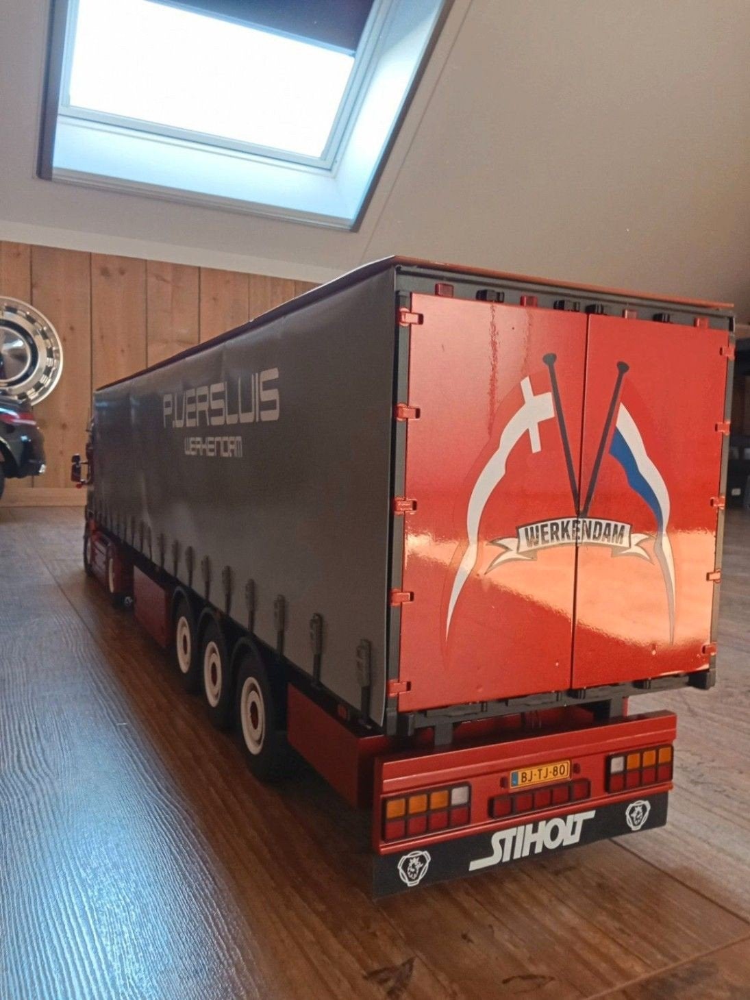 Zeil trailer te koop 1:14, Ophalen, Overige schalen, Onderdeel