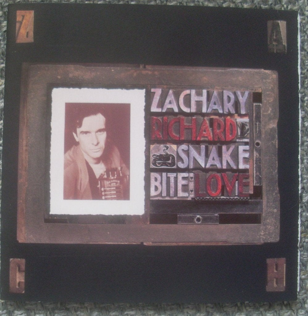 Zachary Richard - Snake Bite Love (CD), Ophalen of Verzenden, Zo goed als nieuw, Poprock, Album