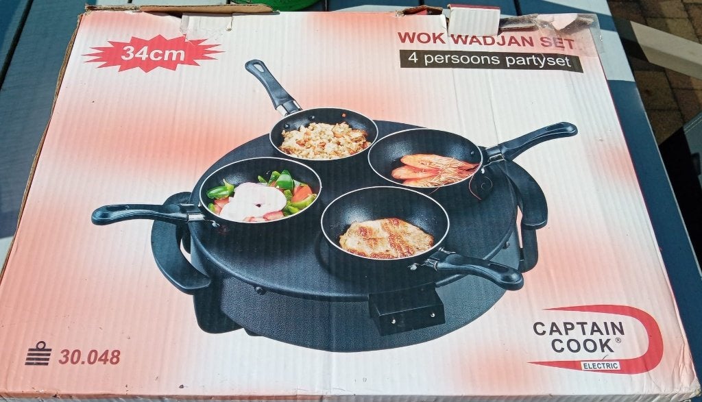 Wokset Captain Cook 4 personen.., Witgoed en Apparatuur, Ophalen, Gebruikt, 4 t/m 7 personen