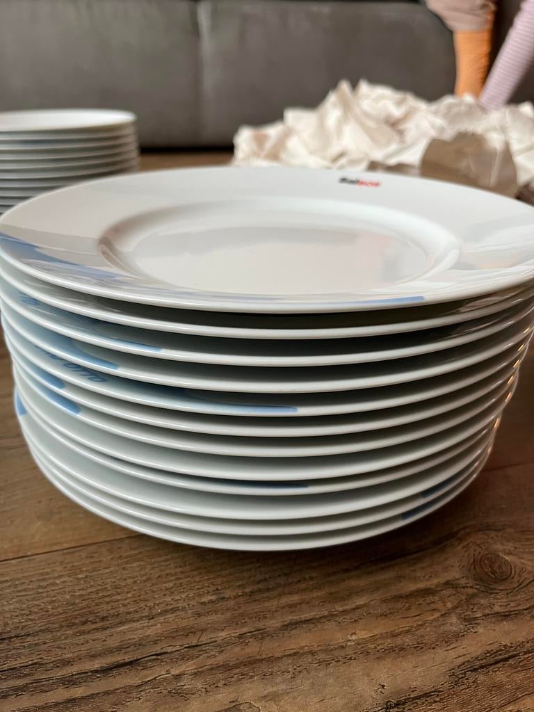 Salbos Castoro Otto Borden - 12 stuks, 27 cm, Ophalen, Keramiek, Zo goed als nieuw, Bord(en)