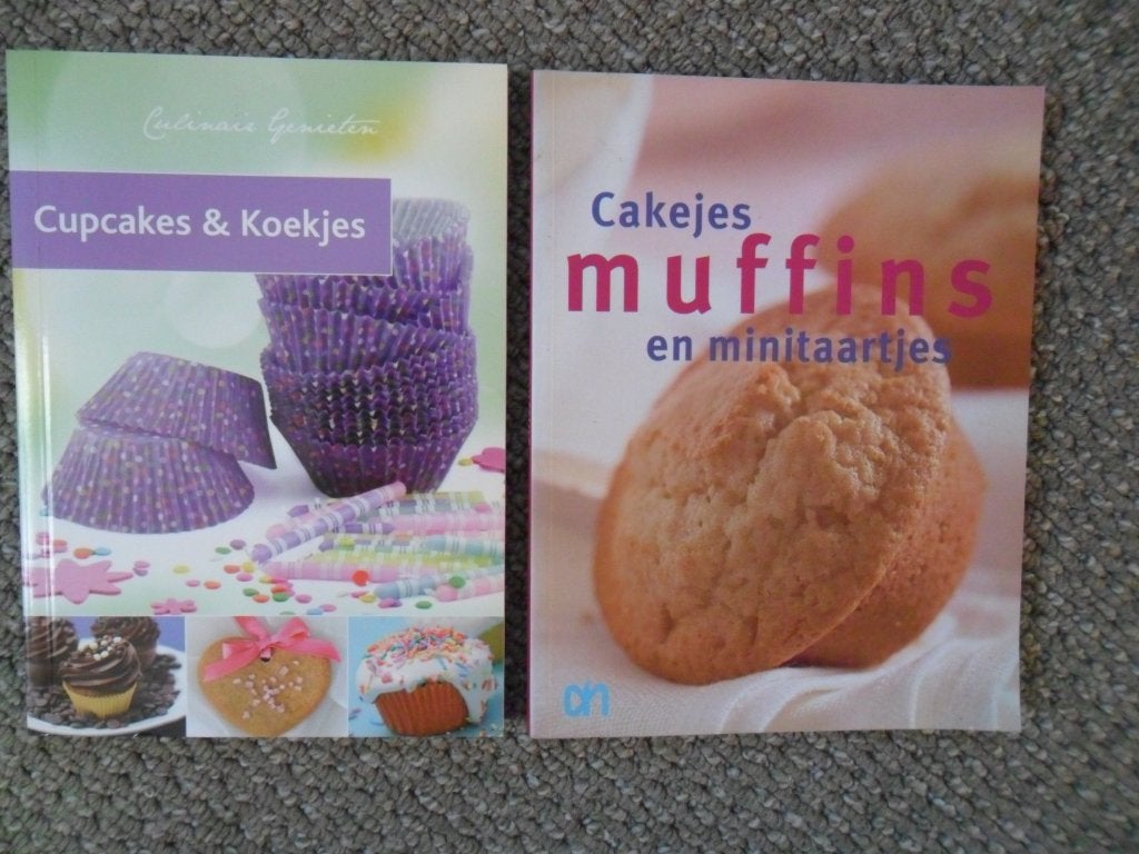 Cakejes, cupcakes, muffins, taartjes, Ophalen of Verzenden, Zo goed als nieuw, Nederland en België