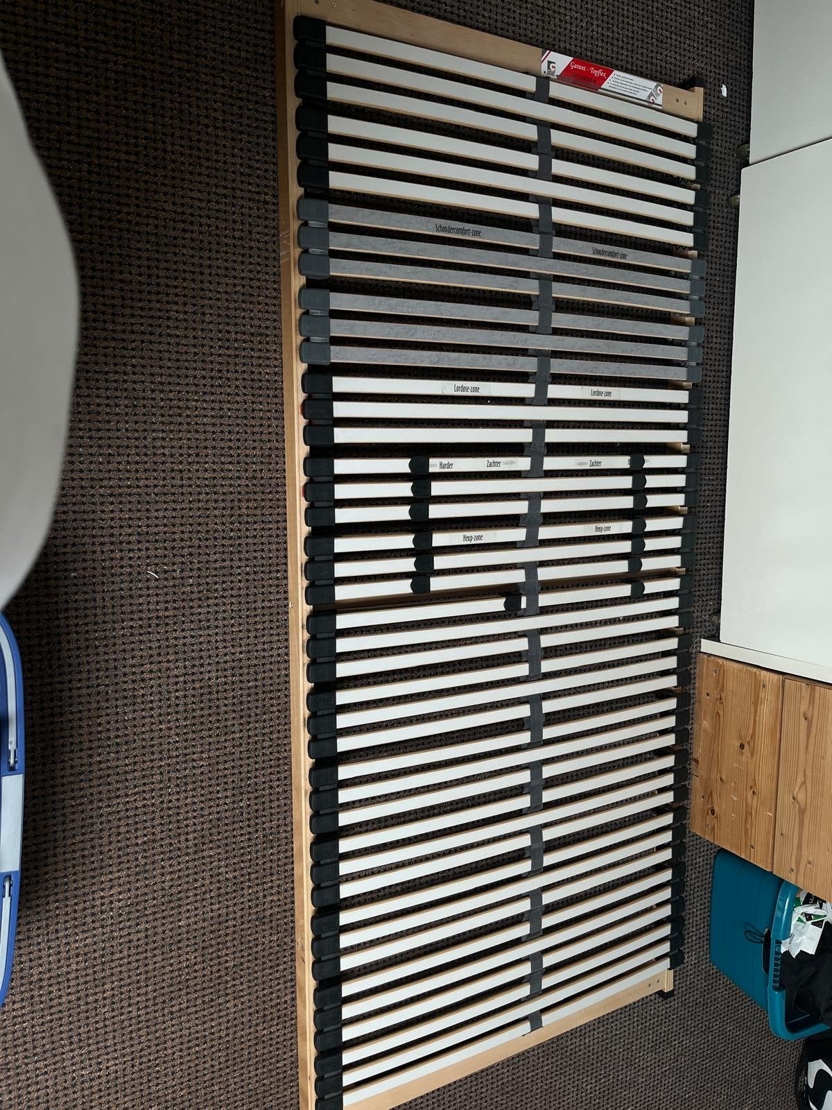 2 stuk Garant Topflex lattenbodem 90x200 cm, Ophalen, 90 cm, Eenpersoons, Zo goed als nieuw
