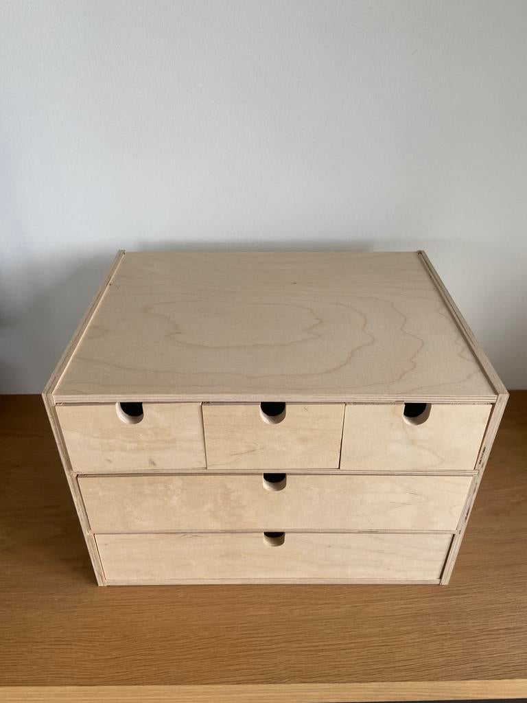 Ikea houten ladekastje, Minder dan 50 cm, Ophalen of Verzenden, Zo goed als nieuw, Minder dan 100 cm