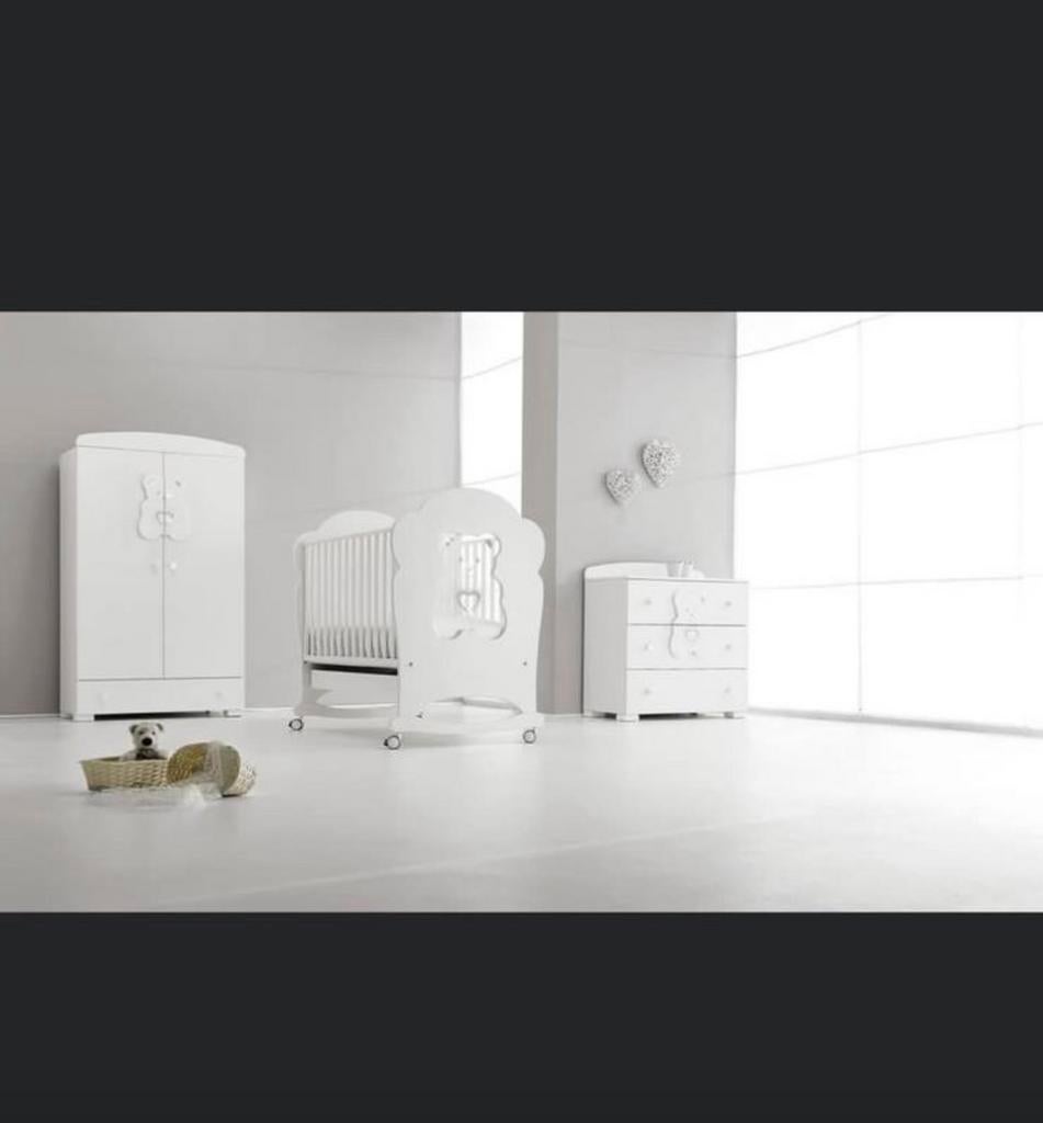 Complete Babykamer Set - Beer Design met swarovski stenen, Ophalen of Verzenden, Zo goed als nieuw, Jongetje of Meisje
