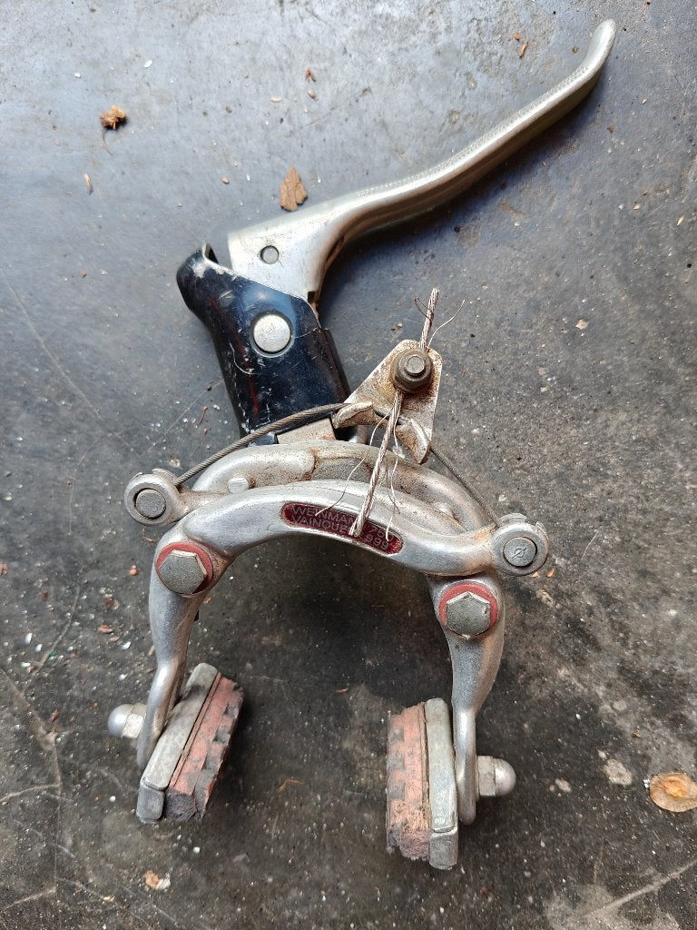 Handrem fiets aluminium vintage, Ophalen of Verzenden, Gebruikt, Racefiets