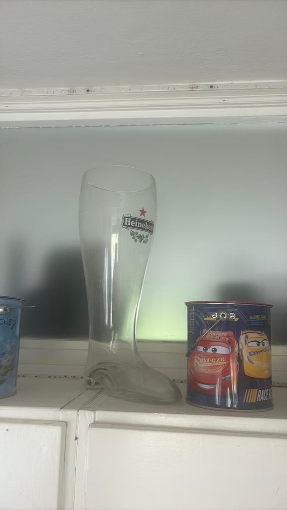 Laars van Heineken, Ophalen, Gebruikt, Bierglas
