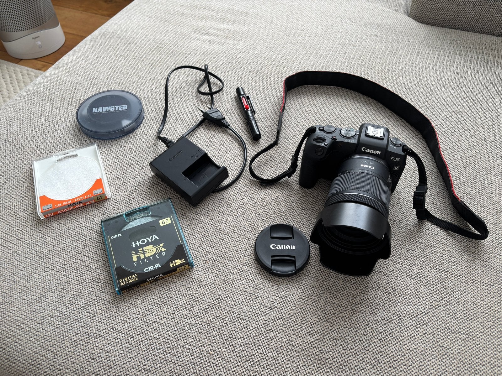 Canon EOS RP met toebehoren, Audio, Tv en Foto, Fotocamera's Digitaal, Ophalen, Touchscreen, Zo goed als nieuw, 26 megapixels