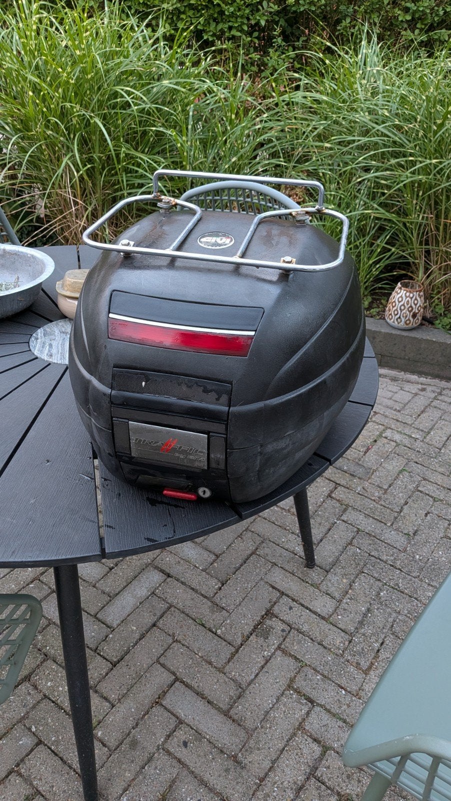 GIVI Traffic Topkoffer met sleutels en bagagerek, Ophalen of Verzenden, Gebruikt