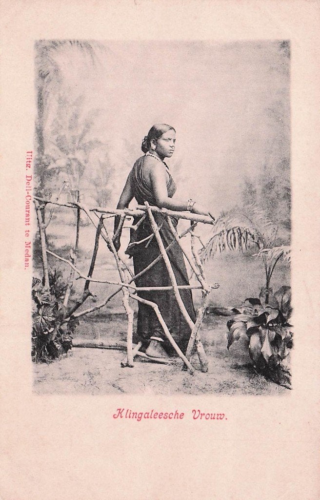 Nederlands Indië - Klingaleesche vroyw (OUD), Ophalen of Verzenden, Voor 1920, Ongelopen, Buiten Europa