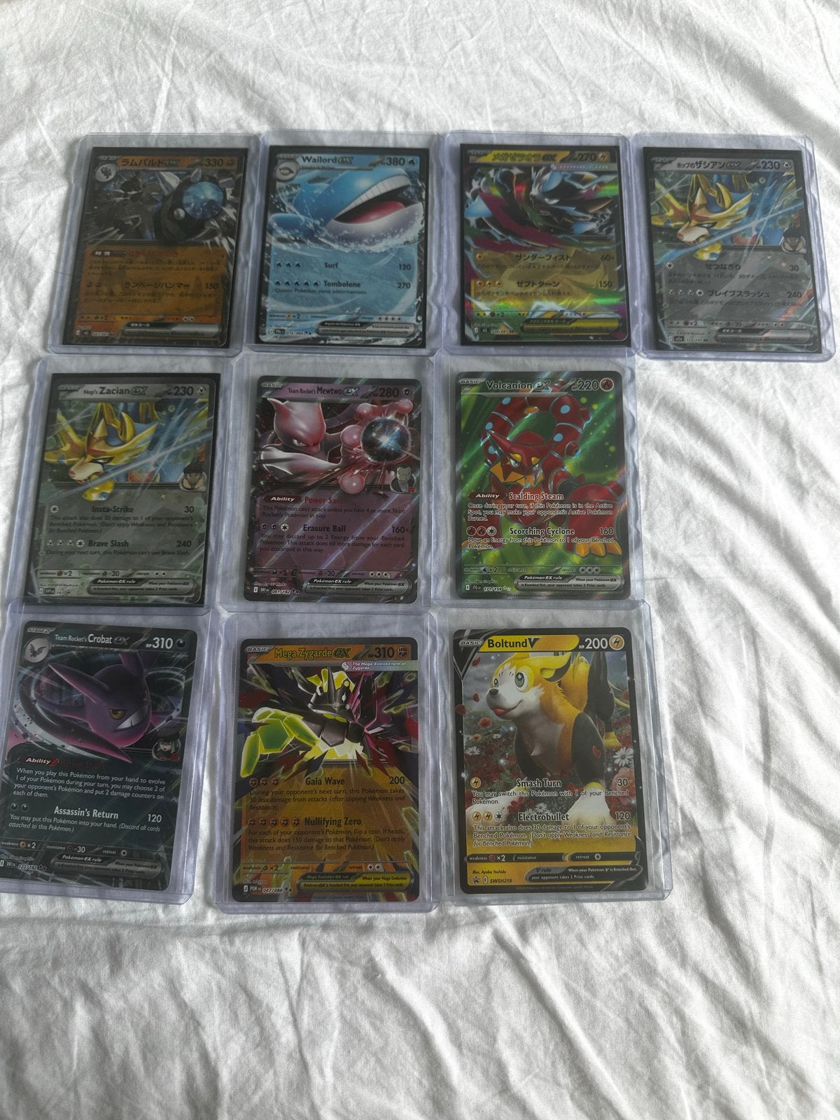 Pokémon EX/V/VMAX kaarten - Zeldzame collectie, Ophalen of Verzenden, Zo goed als nieuw, Meerdere kaarten