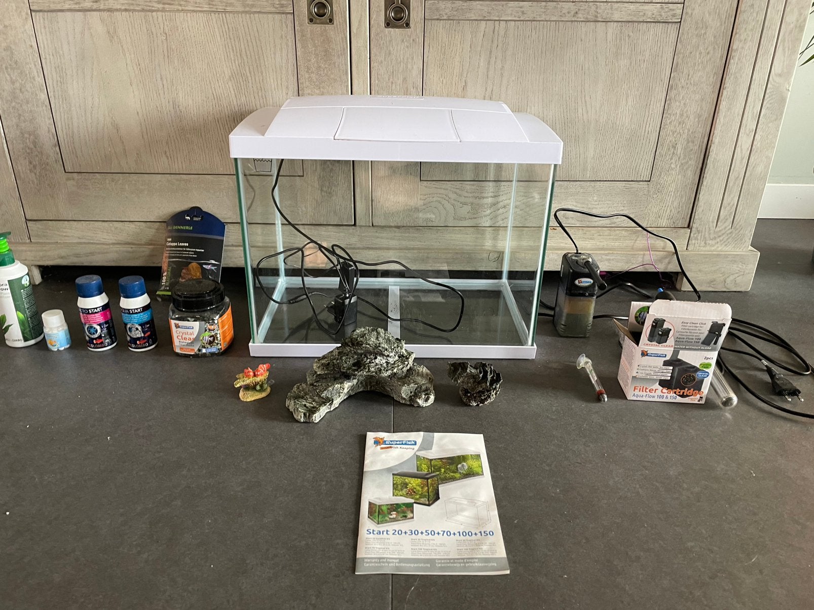 Aquarium 40 liter, Dieren en Toebehoren, Vissen | Aquaria en Toebehoren, Ophalen, Zo goed als nieuw, Leeg aquarium