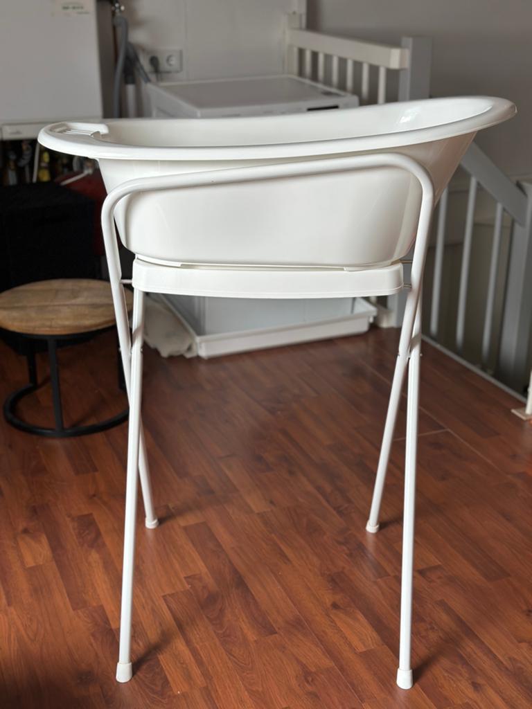 Baby badje met standaard, Ophalen, Gebruikt, Badje, Standaard