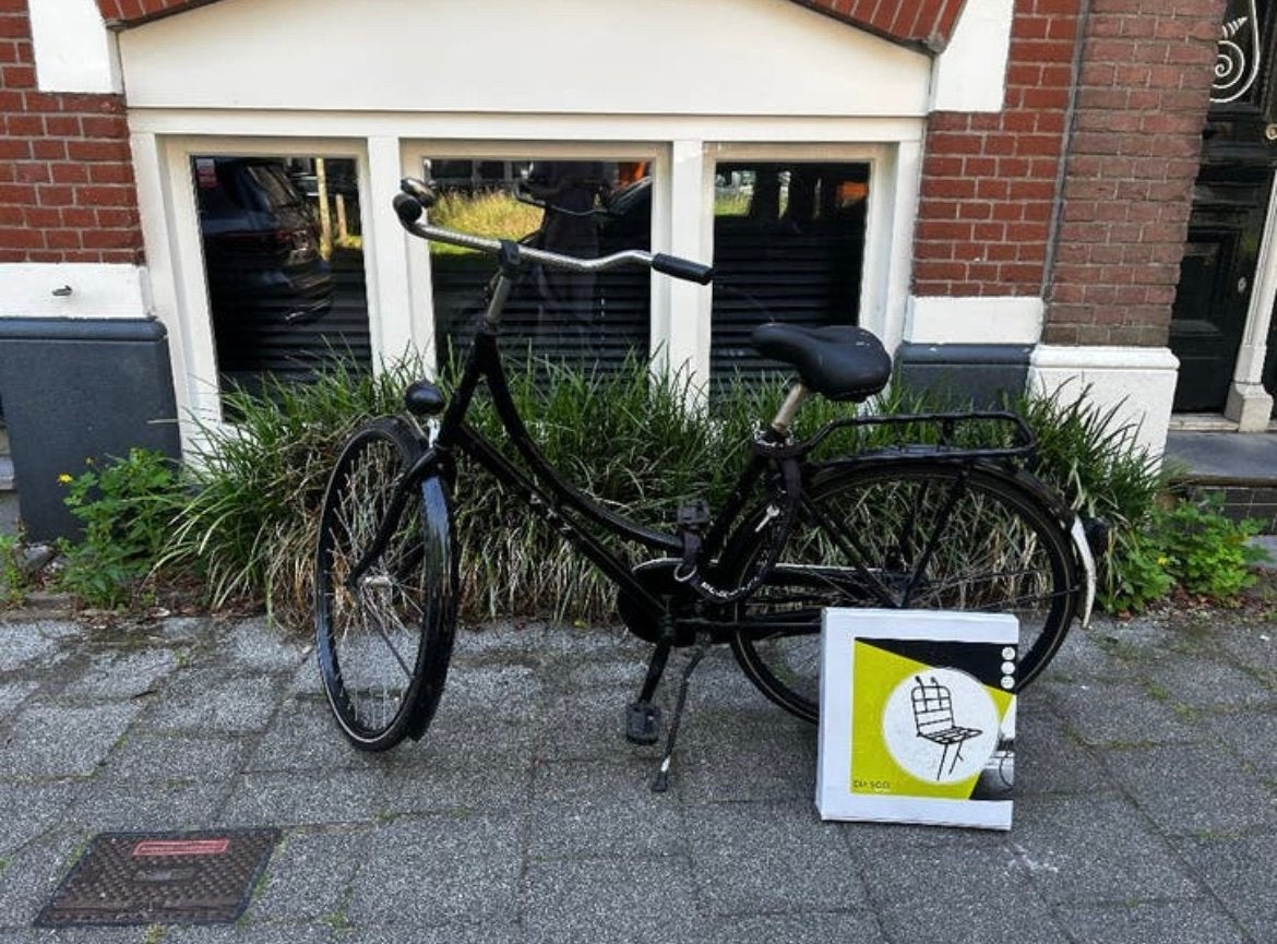 Fietsen zwart, Fietsen en Brommers, Fietsen | Bakfietsen, Ophalen, Gebruikt, 1 kind