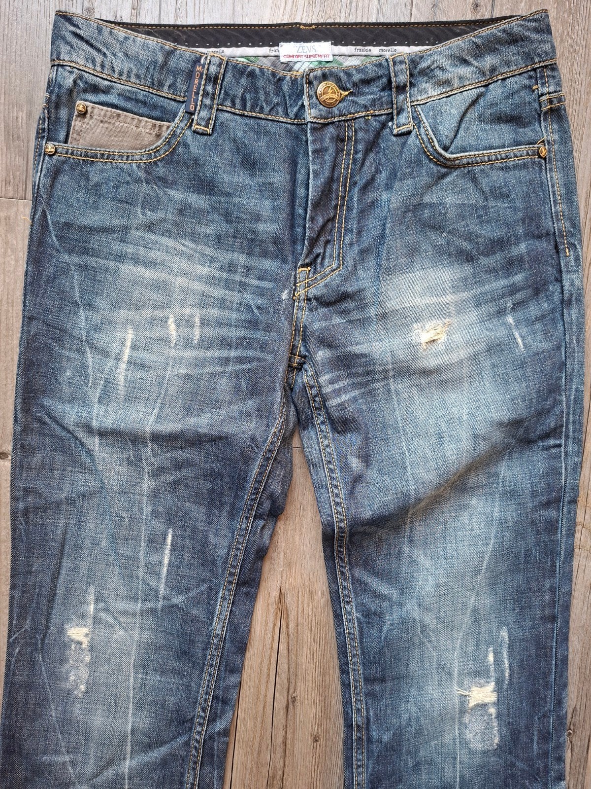 FRANKIE MORELLO jeans W31 L34, Blauw, FRANKIE MORELLO, Nieuw, W32 (confectie 46) of kleiner