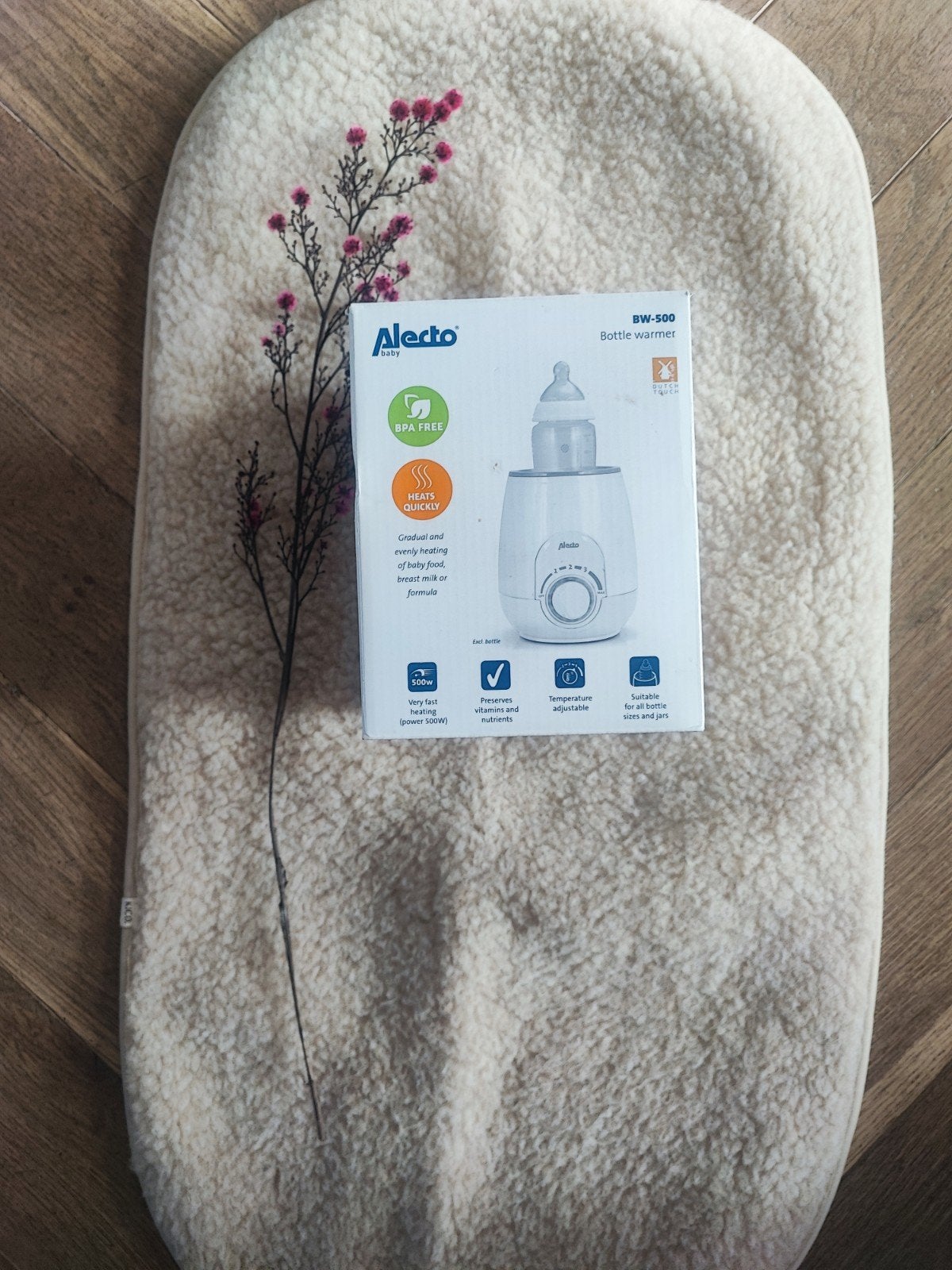 Alecto BW-500 Flessenwarmer - Zo goed als nieuw, Ophalen, Flessen- of potjesverwarmer, Alecto, Zo goed als nieuw