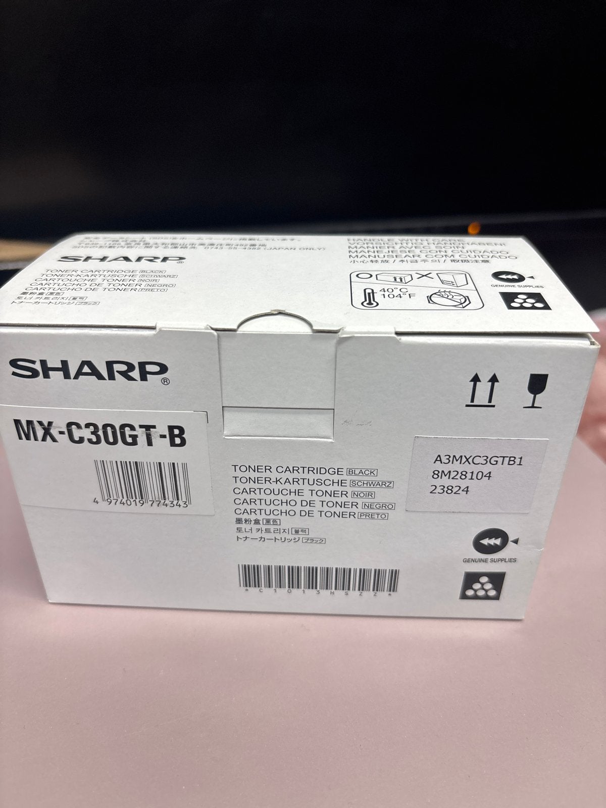 Sharp MX-C30GT-B Zwarte Toner Cartridge, Computers en Software, Printers, Zwart-en-wit printen, Printer, Nieuw, Ophalen of Verzenden