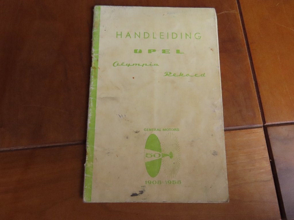 Instructieboek Opel Olympia Rekord 1958, Ophalen of Verzenden