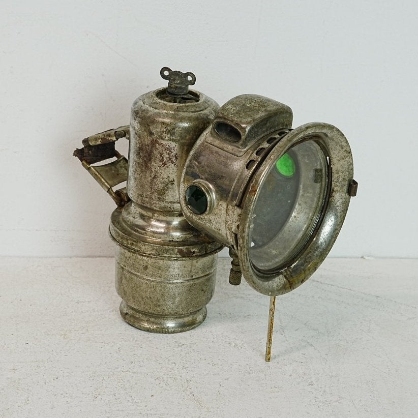 Antieke Lucas carbid fietslamp - Made by Joseph Lucas Ltd., Ophalen of Verzenden