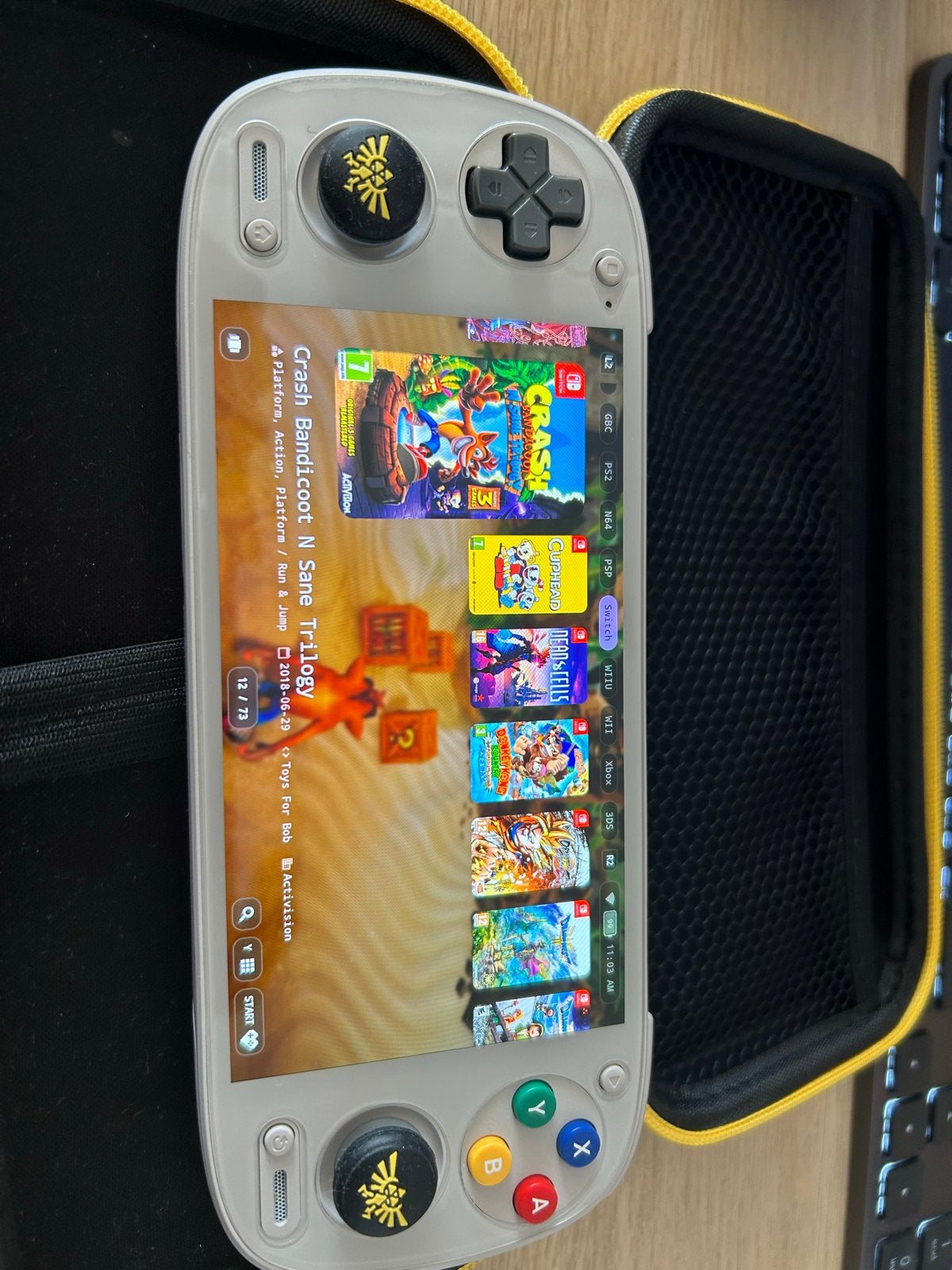 Retroid Pocket 5 + screenprotector +128GB Micro SD, Ophalen, Overige merken, Zo goed als nieuw, Mobiel