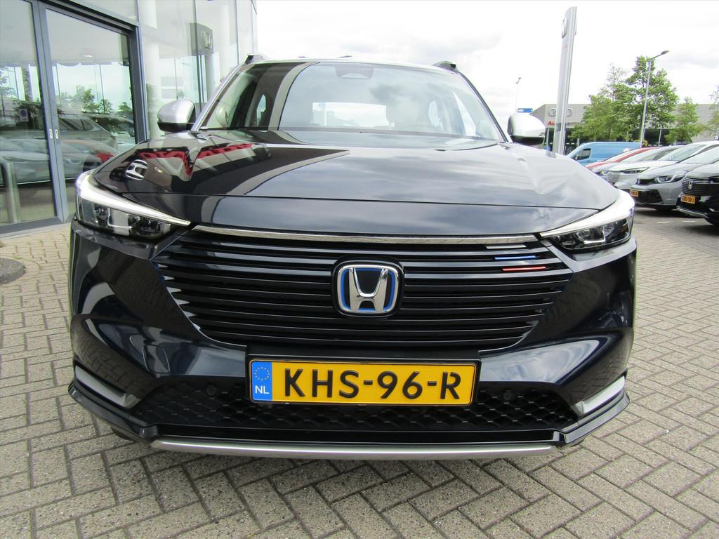 Honda HR-V 1.5 i-MMD 131pk CVT Advance Style, Auto's, Honda, Blauw, Leder en Stof, Bedrijf, 19 km/l