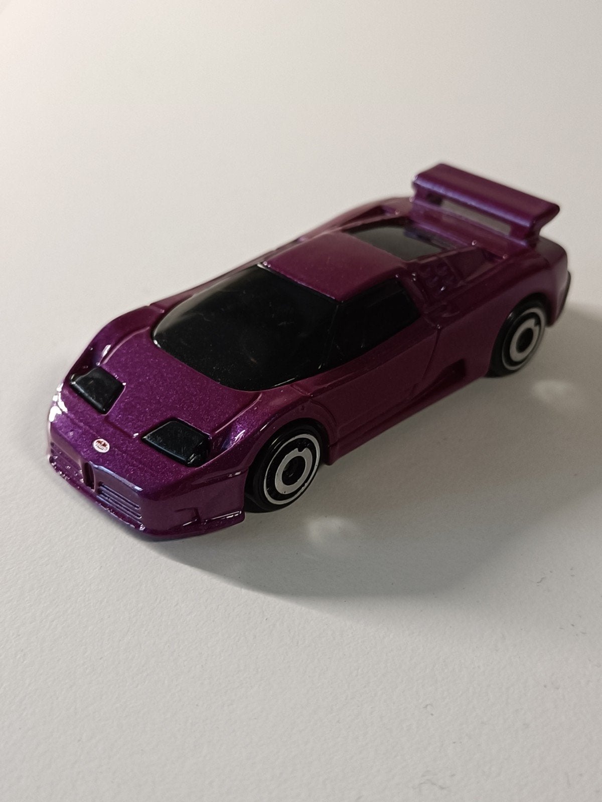 Hot Wheels Bugatti EB110 - Paars Diecast Modelauto, Ophalen of Verzenden, Zo goed als nieuw, Auto, Matchbox