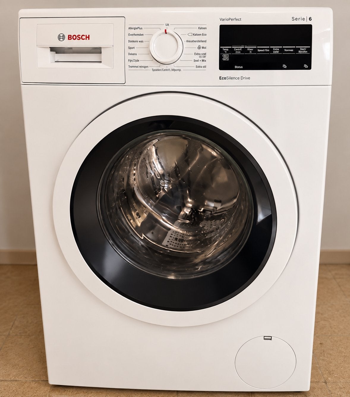 Bosch Serie 6 VarioPerfect Wasmachine - super goed, Witgoed en Apparatuur, Ophalen, Zo goed als nieuw, Voorlader, Kort programma