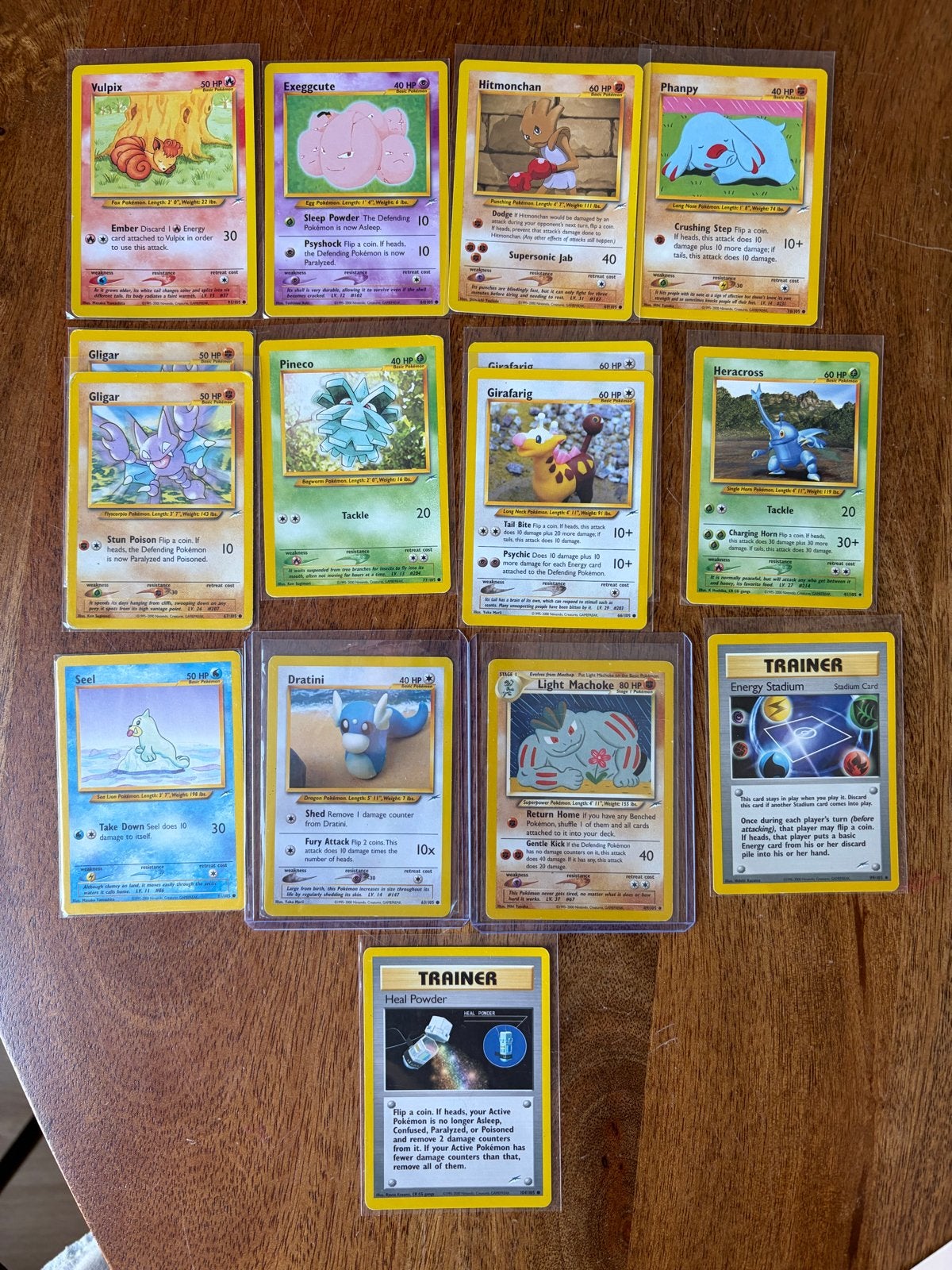 Lotje Neo Destiny Pokemonkaarten 2002, Ophalen of Verzenden, Gebruikt, Meerdere kaarten