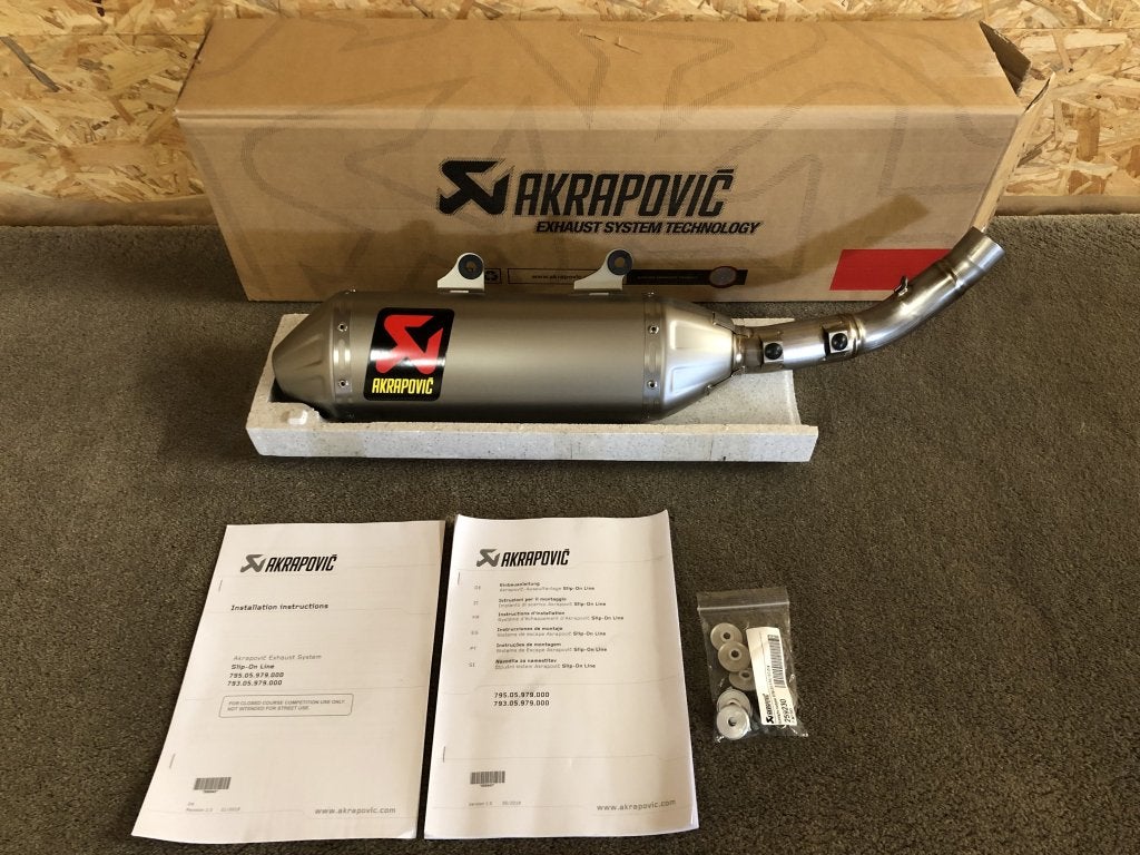Akrapovic uitlaat KTM 350 SX-F XC-F FC350 FX350 19-22 MC350F, Verzenden, KTM, Stallhofnerstraße 3, Betriebsgebiet Süd, Mattighofen, Oberösterreich, 5230, AT