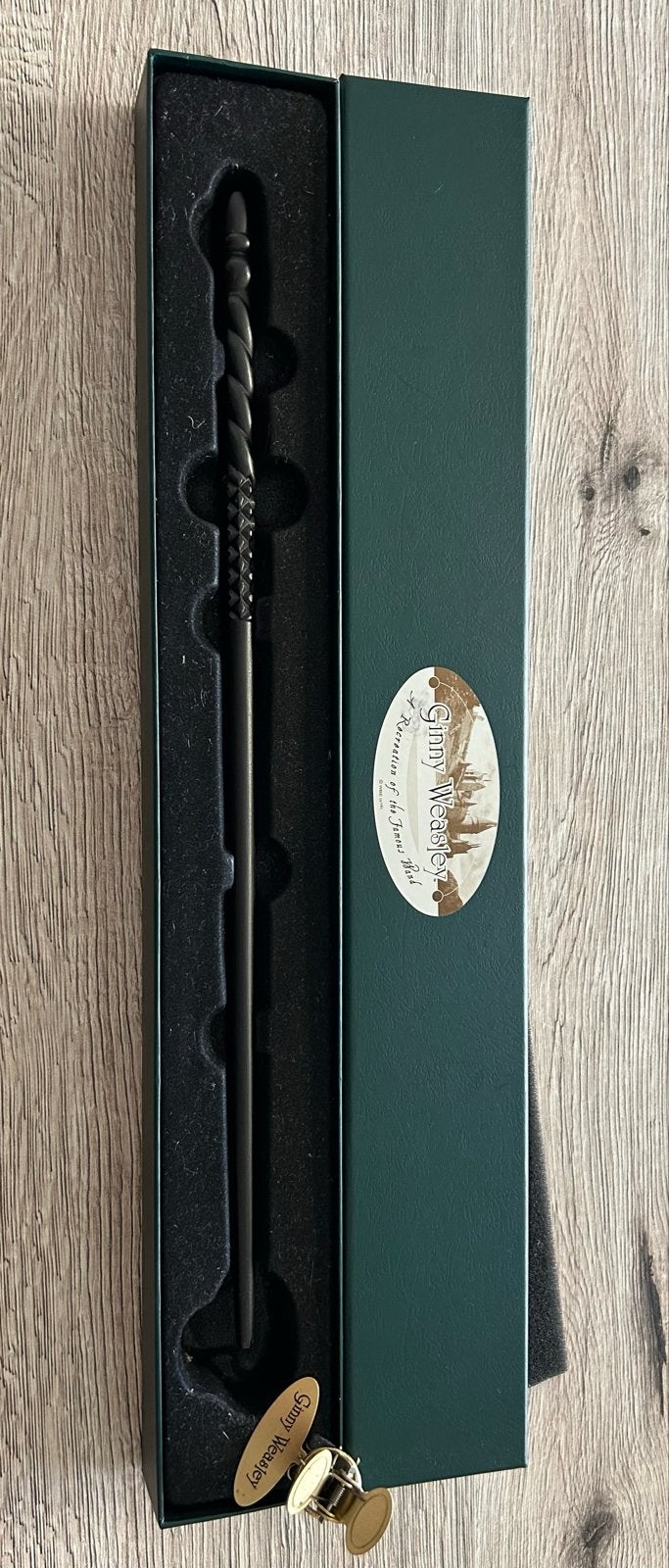 Harry Potter Ginny Weasley toverstaf in doos, Ophalen of Verzenden, Zo goed als nieuw