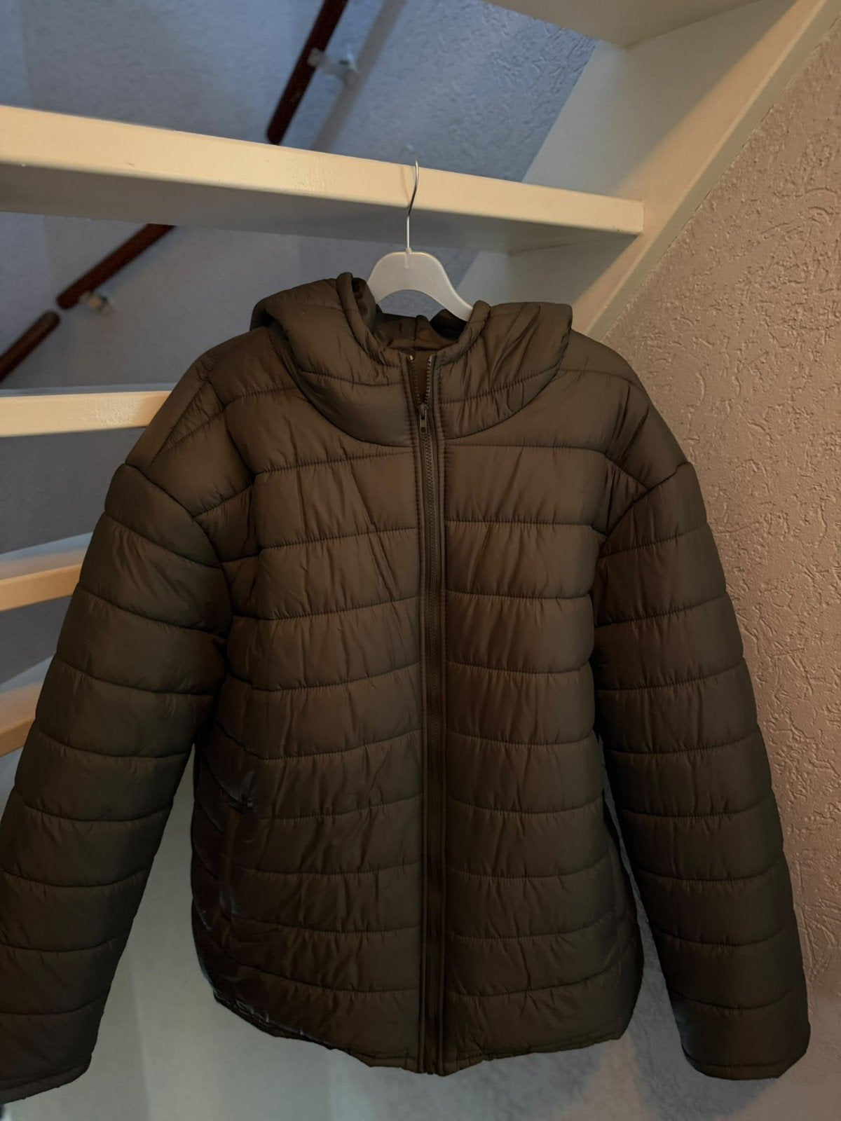 Donkergroene winterjas, Ophalen of Verzenden