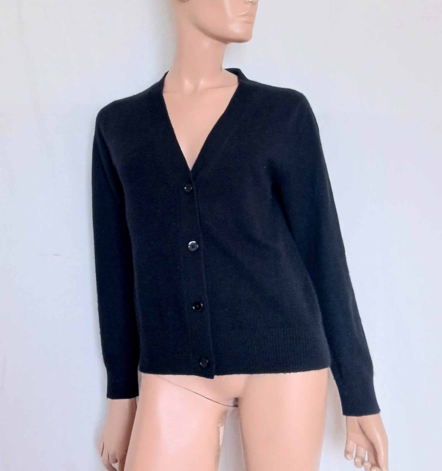 DARLING HARBOUR CASHMERE Vest , Maat M, Ophalen of Verzenden, Zo goed als nieuw, Maat 42/44 (L), Zwart