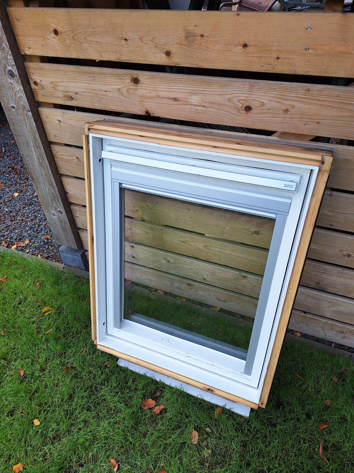 VELUX dakraam GGL 304  bxh 78x98cm + goten + wit gordijn, Ophalen, Gebruikt, Minder dan 80 cm, 80 tot 120 cm