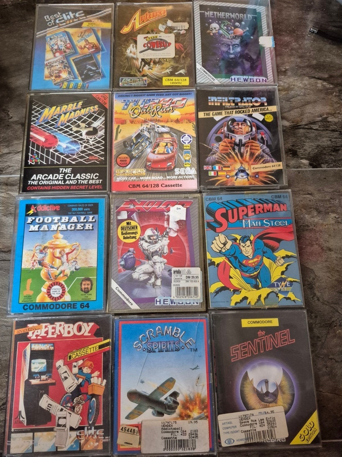 Vintage Commodore 64/128 Cassette Games - Diverse Collectie, Gebruikt, Overige genres, 1 speler, Ophalen of Verzenden