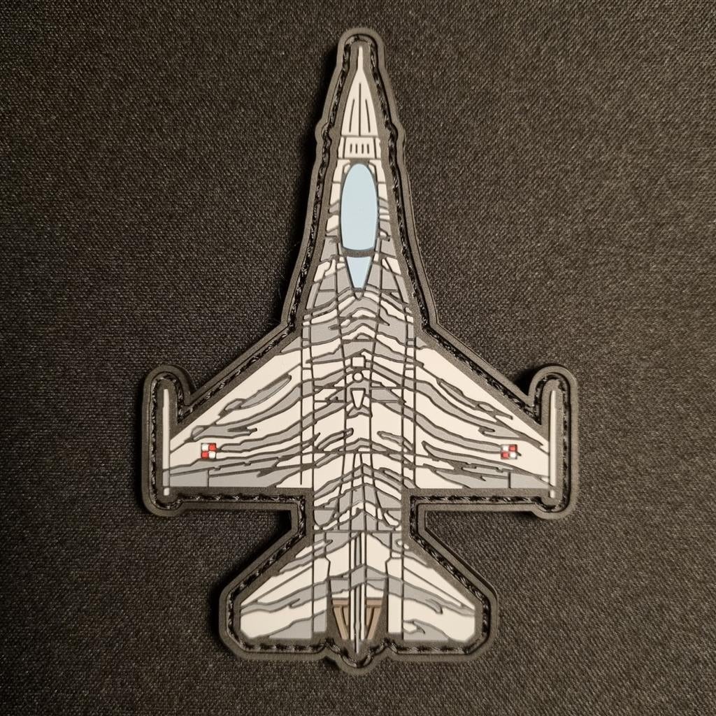 Polish Air Force F-16 Tiger Demo Team Patch, Verzamelen, Ophalen of Verzenden, Luchtmacht, Amerika, Embleem of Badge