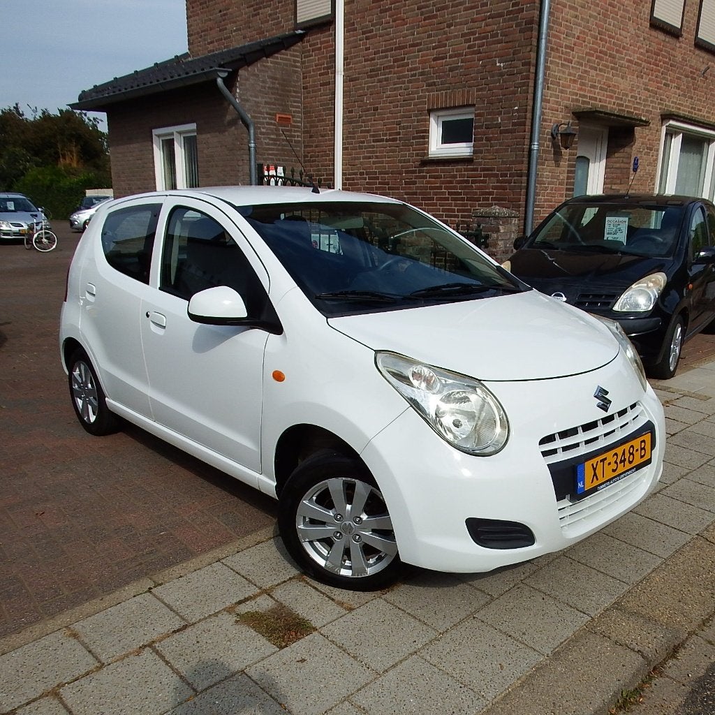 Suzuki Alto 1.0 2014 Wit Airco Gr. beurt Nieuwe apk!!!, Auto's, Voorwielaandrijving, Stof, 4 stoelen, Handgeschakeld