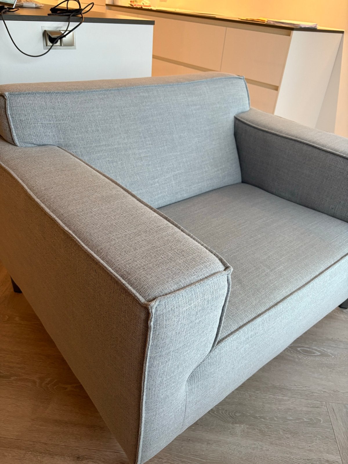 Terzo loveseat/royale fauteuil Pronto wonen, Ophalen, 75 tot 100 cm, Zo goed als nieuw, 75 tot 100 cm