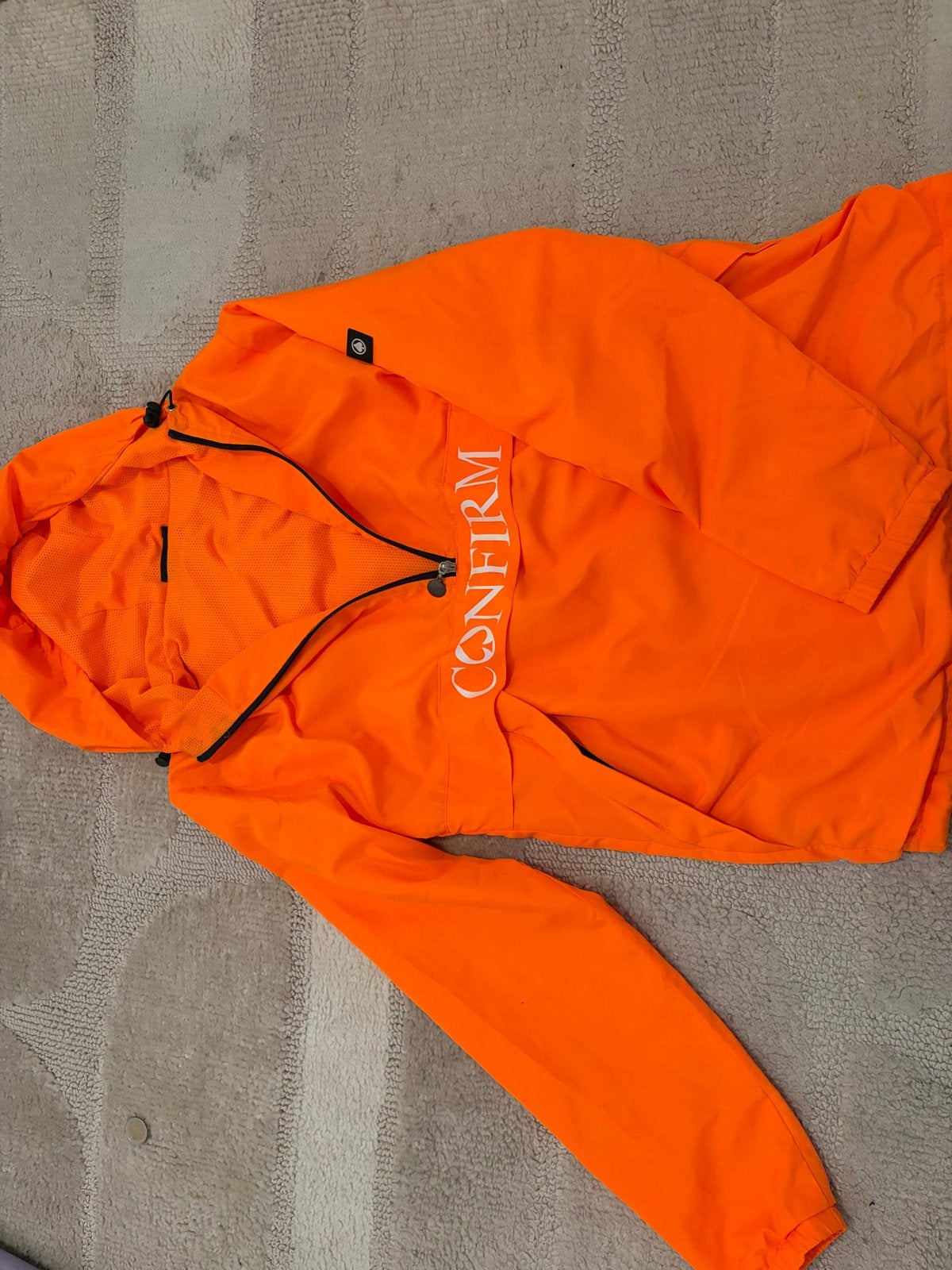 Oranje Heren Anorak Maat M - CONFIRM, Ophalen of Verzenden, Gedragen, Maat 48/50 (M), Oranje