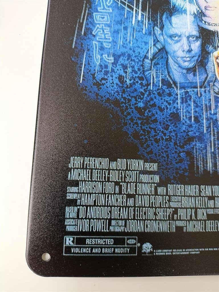 BLADE RUNNER Metalen Wandbord plate Film Poster, Verzenden, Nieuw, Poster