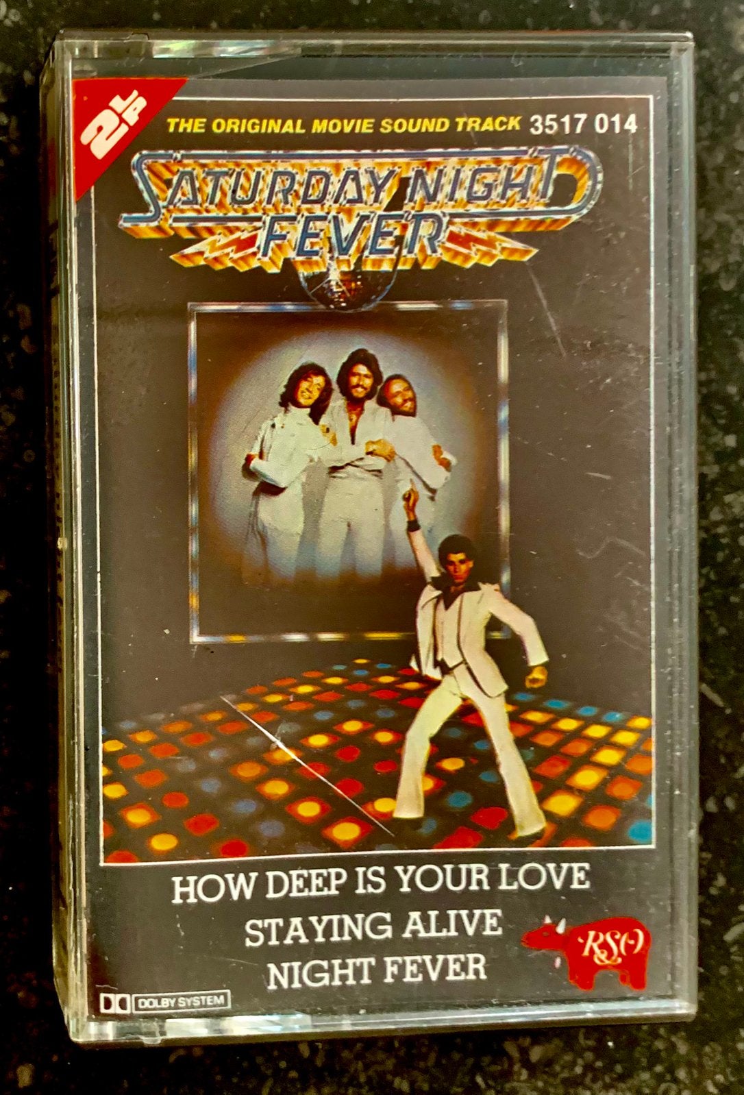 Movie sound track, Saturday night fever., Gebruikt, Filmmuziek en Soundtracks, 1 bandje, Ophalen of Verzenden