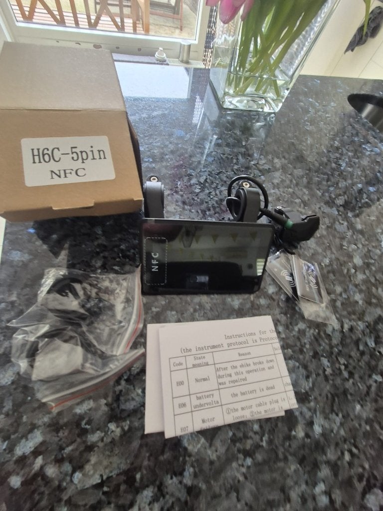 Nieuw Fatbike/ E-bike scherm NFC KillSwitch Snelh aanpasbaar, Ophalen of Verzenden, Snelheidssensor, Nieuw